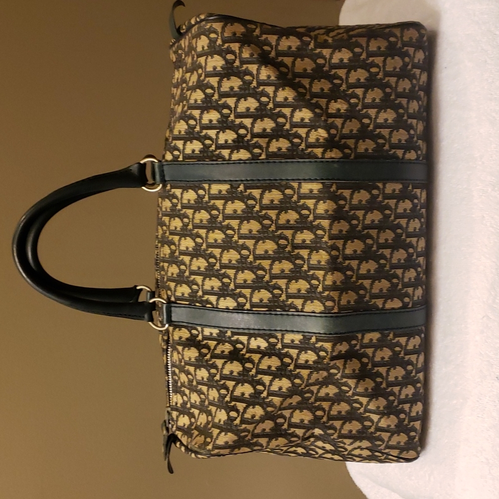 Make An Offer, Christian Dior Oblique Trotter Canvas Boston bag Vintage